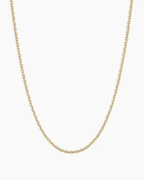 14k Gold Mini Link Necklace