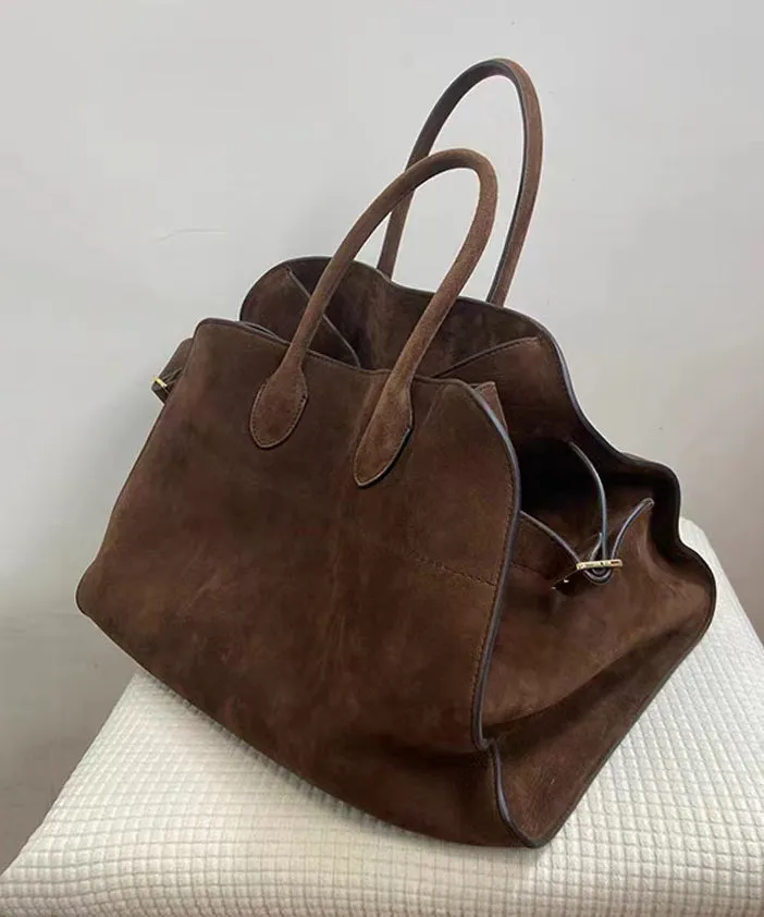 New Brown Large Capacity Handbag - MM071, 2024