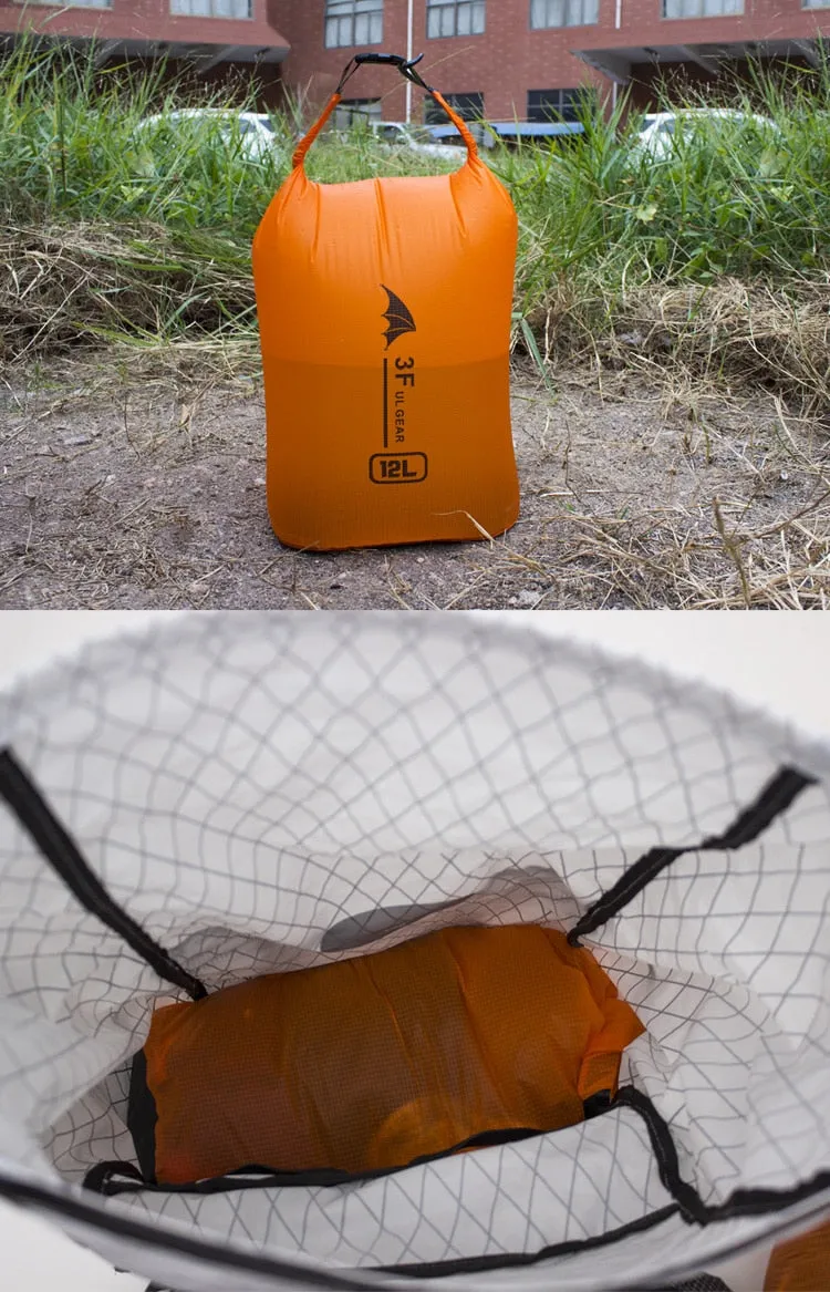 3F UL GEAR 15D 30D Cordura Ultralight Drifting swimming debris clothes sleeping bag storage bag waterproof bag Swimming bag