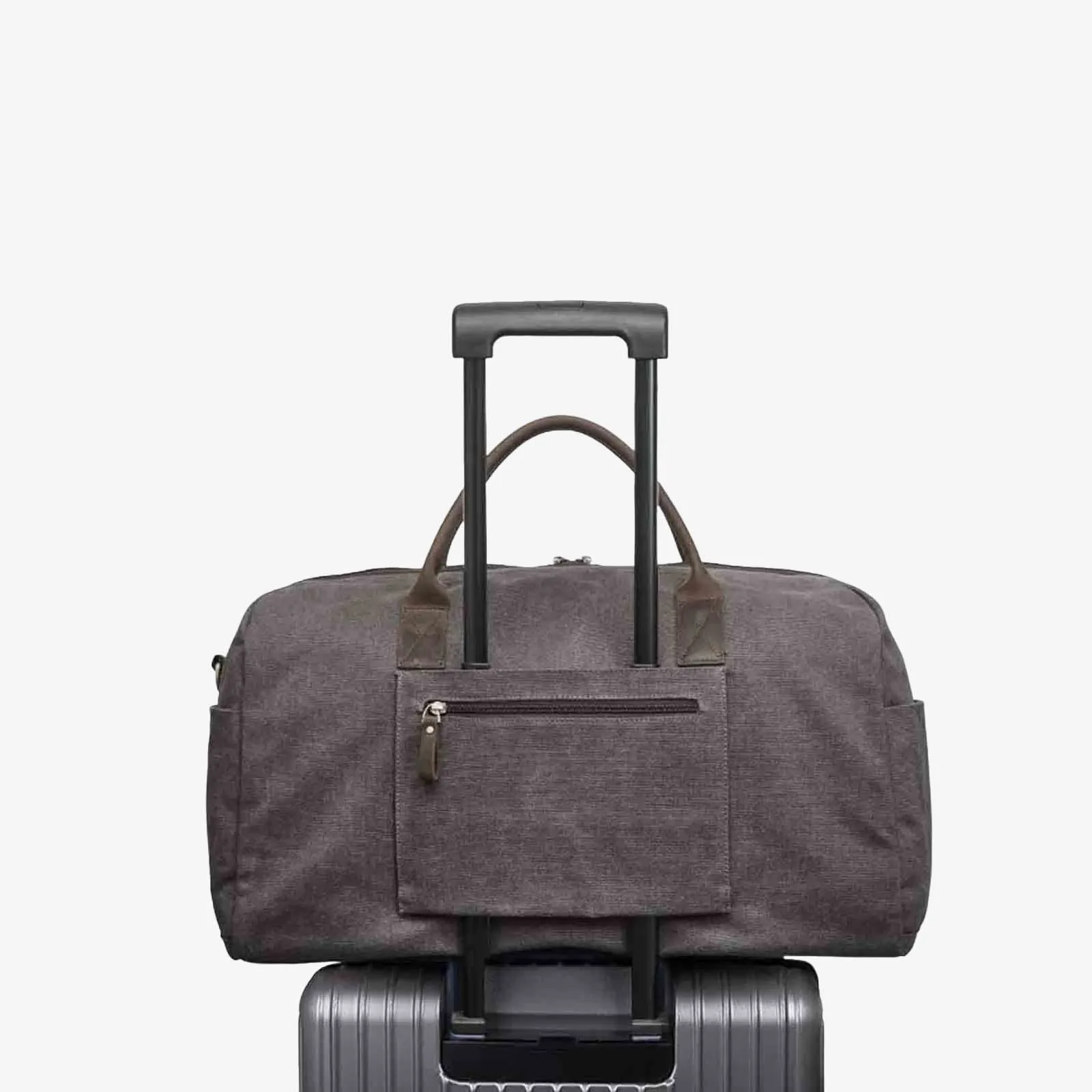 52L Canvas Carry on RFID Blocking Duffle Bag