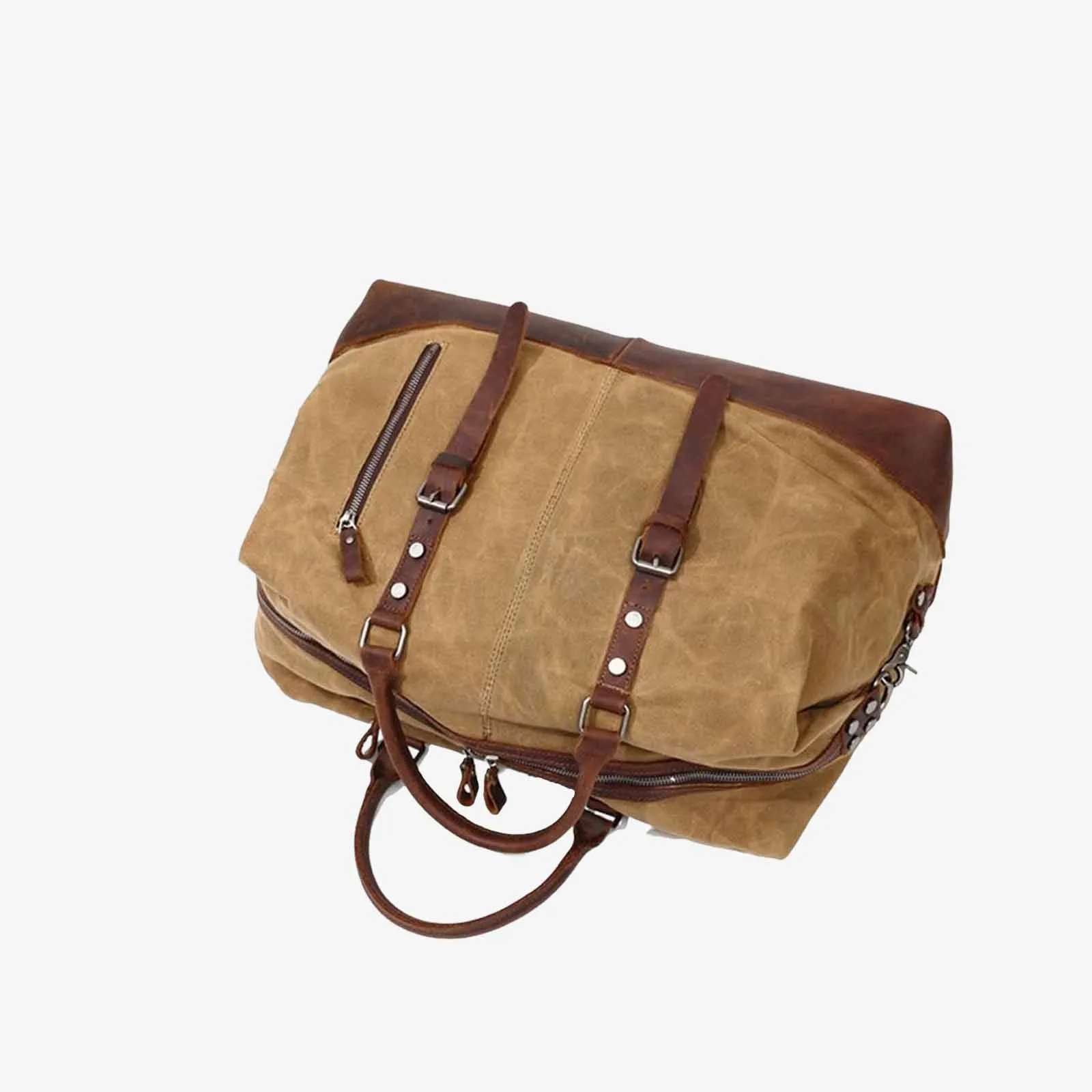 60L Canvas Weekender Duffle Bag