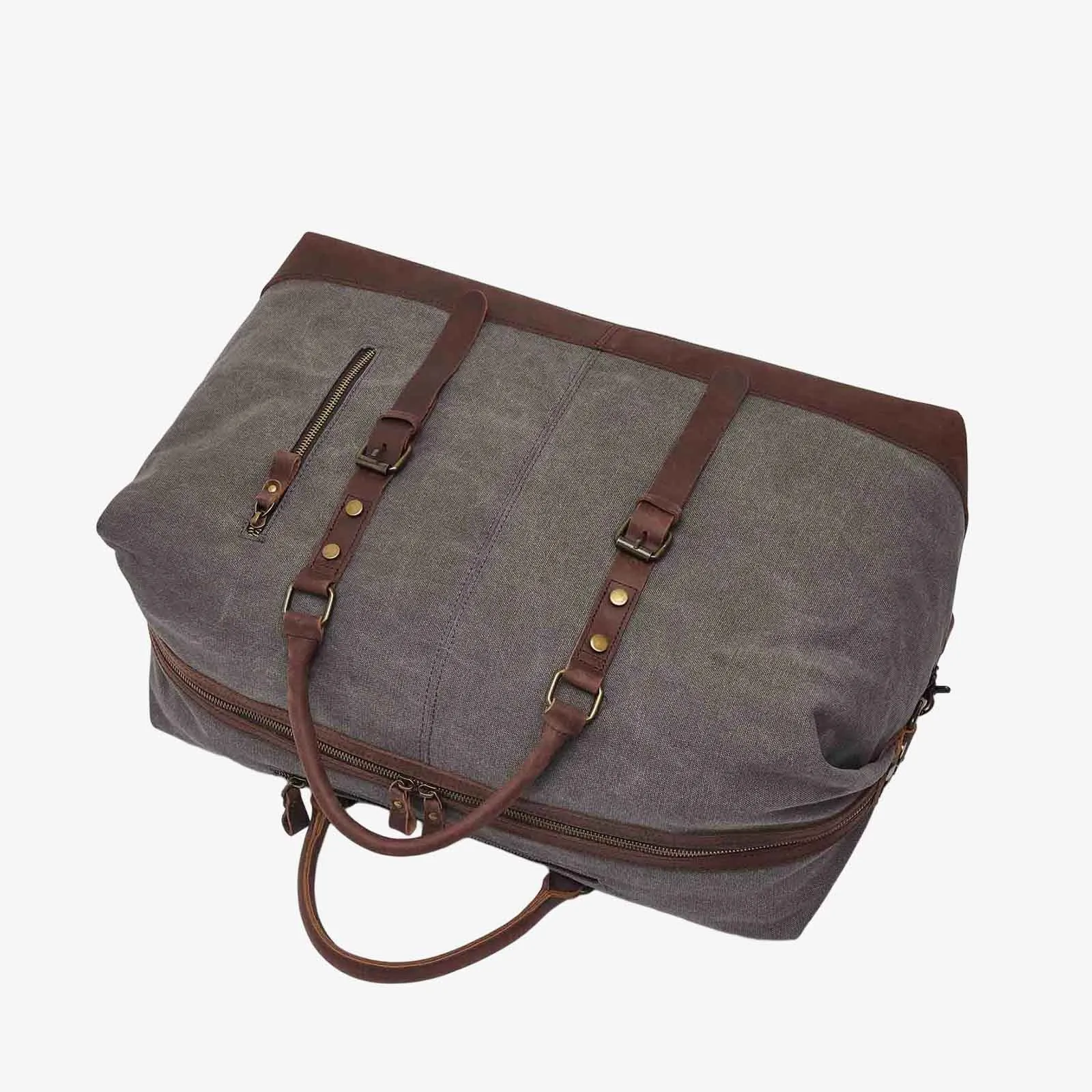 60L Canvas Weekender Duffle Bag