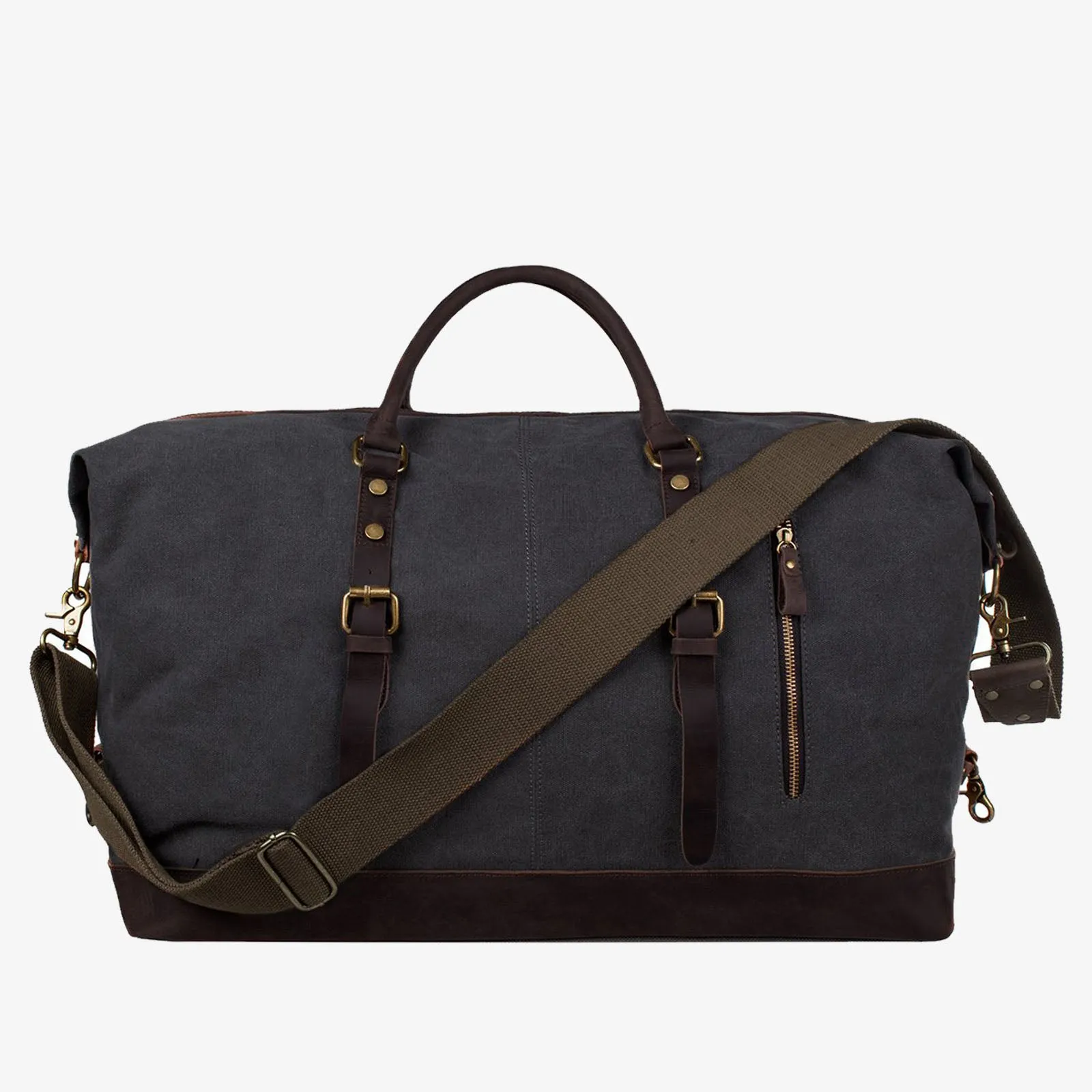 60L Canvas Weekender Duffle Bag