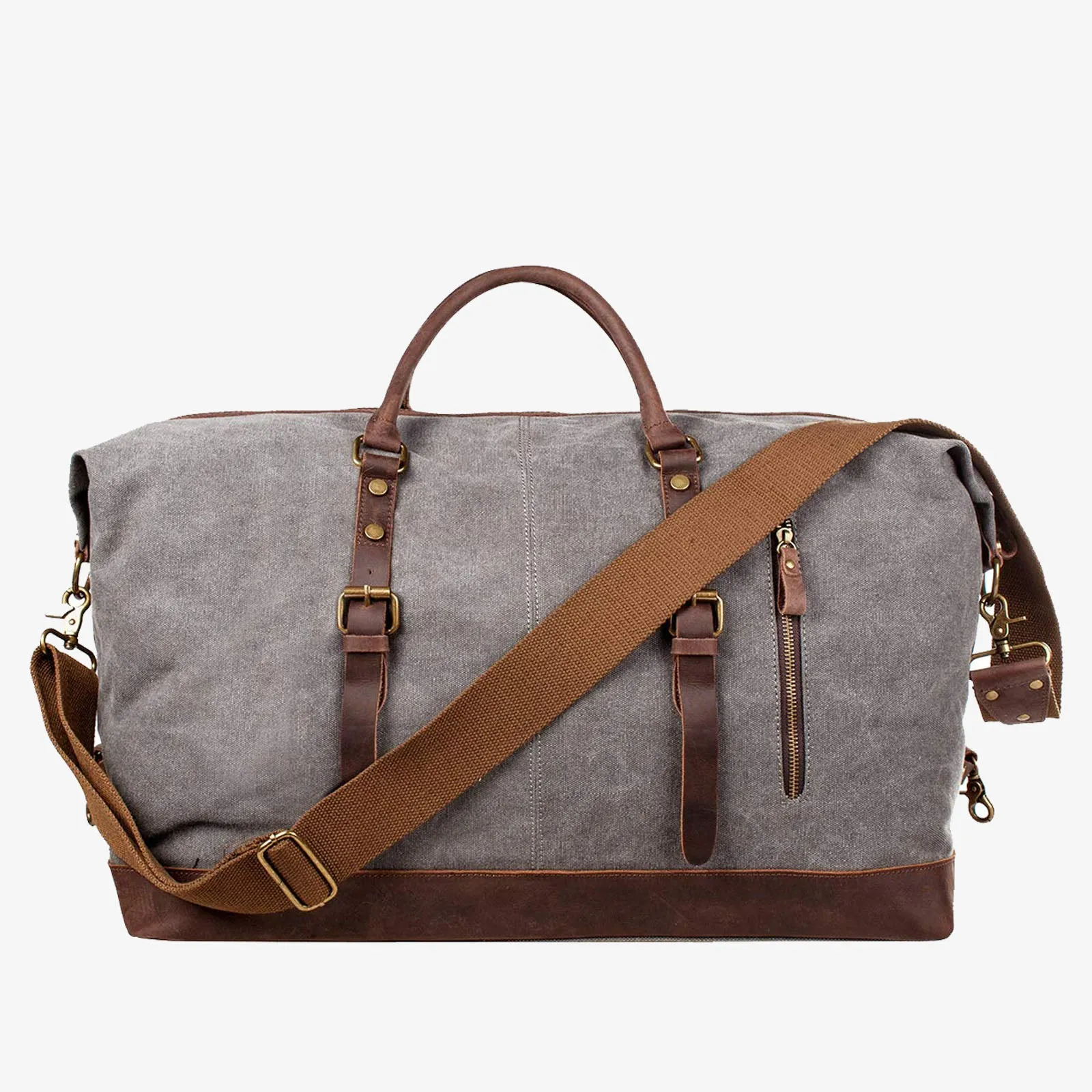 60L Canvas Weekender Duffle Bag