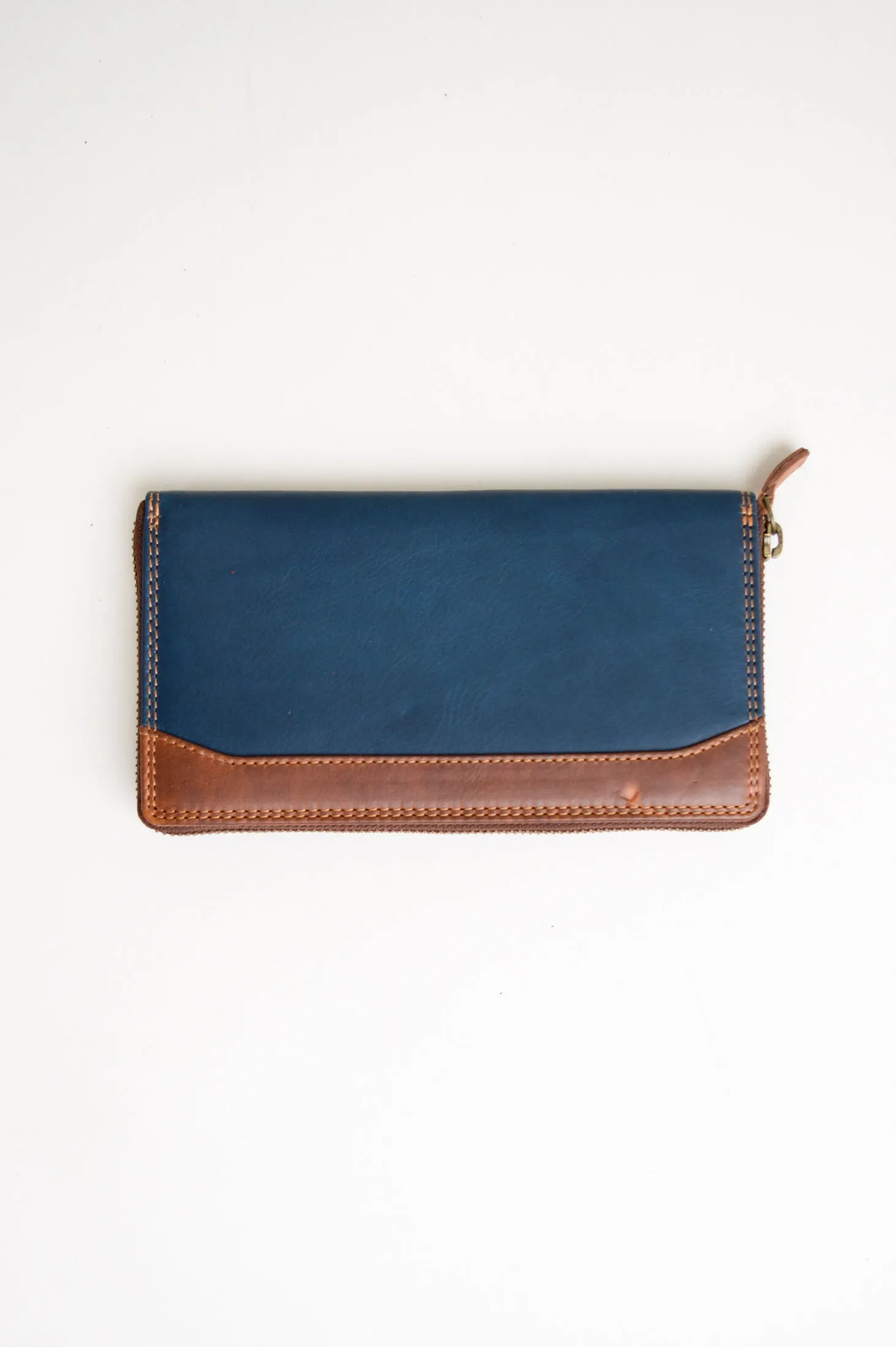 Adrian Klis 190 Single Zip Wallet, Buffalo Leather