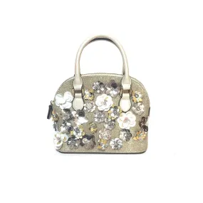 ALDO Gold Floral Dome Satchel | Gently Used |