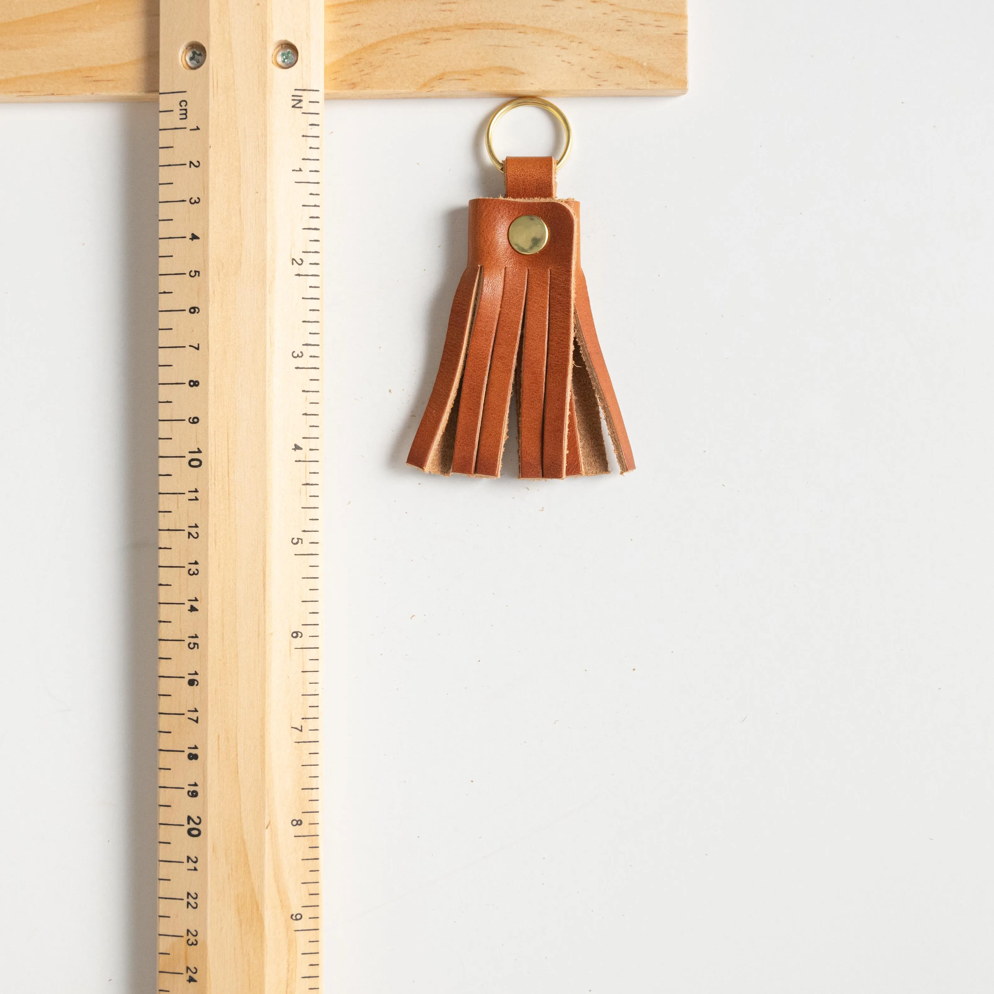 Amethyst Tassel Keychain