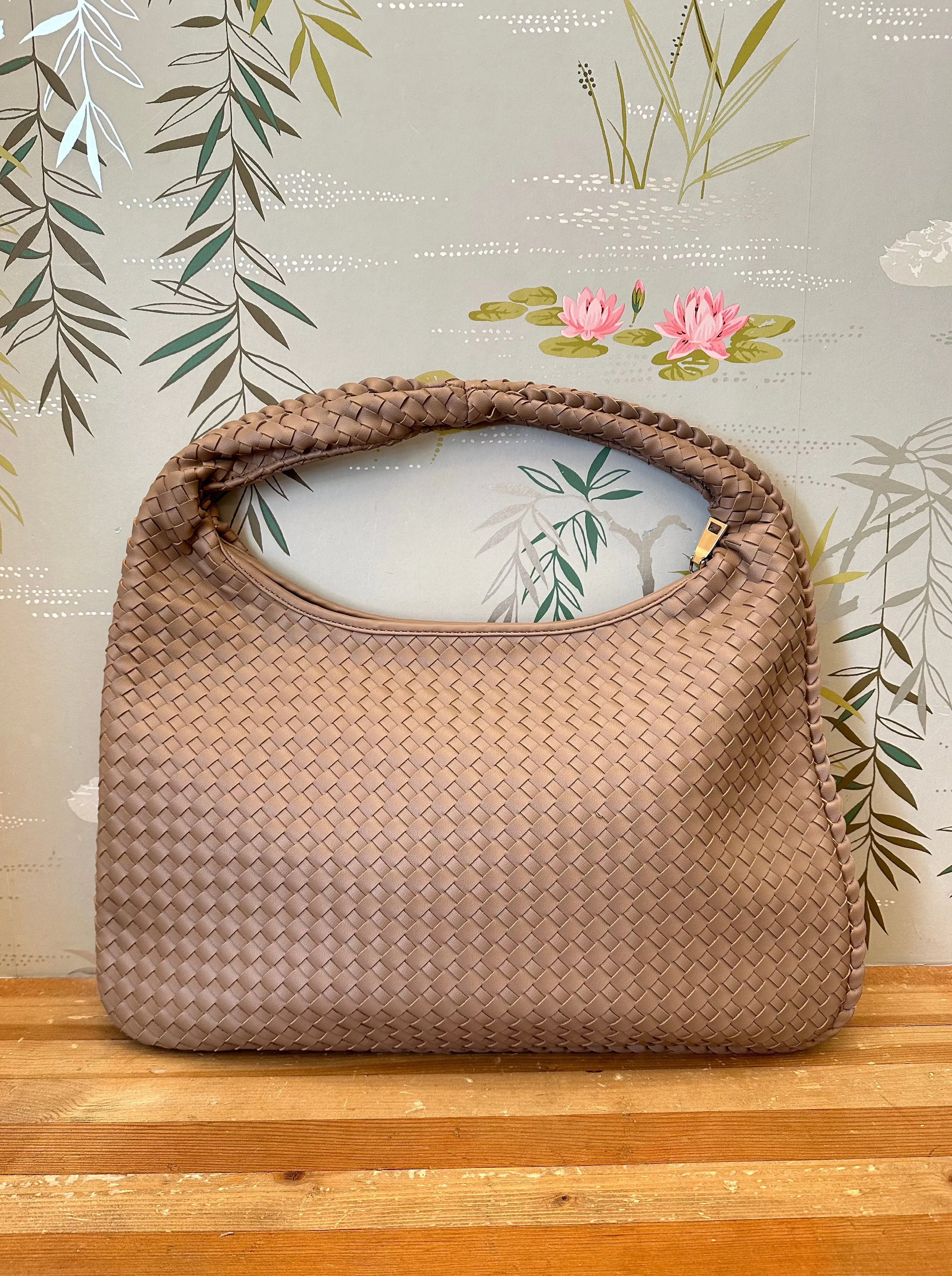 Andy Woven Bag Taupe