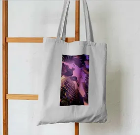 Anime Skyscraper Horizon Tote Bag