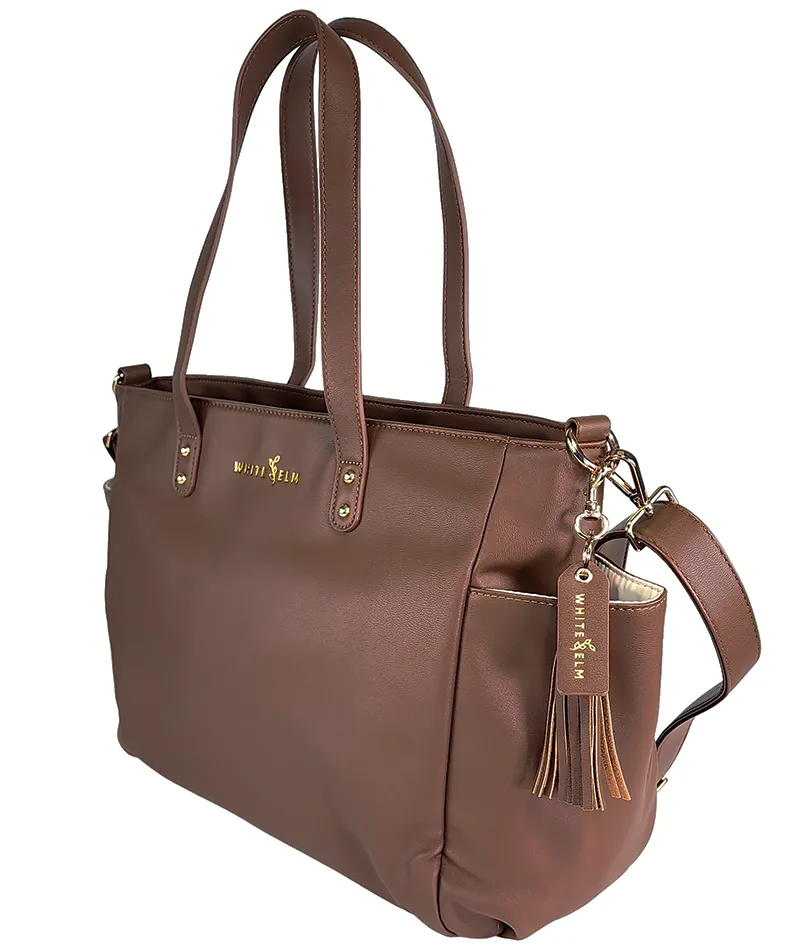 Aquila Tote Bag - Coffee Brown