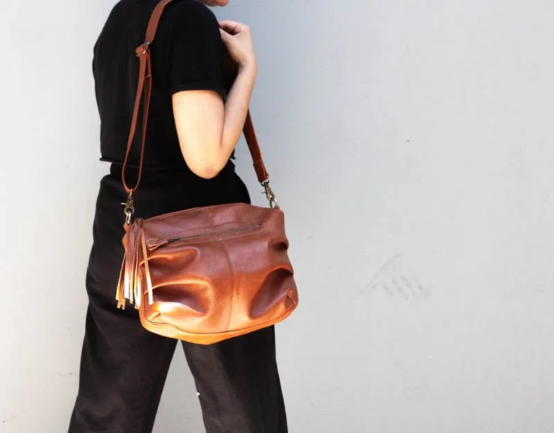 Ariadne purse - Brown leather