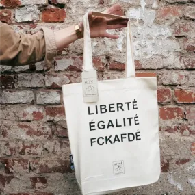 Arrel Tote Bag Liberté Égalité Fckafdé