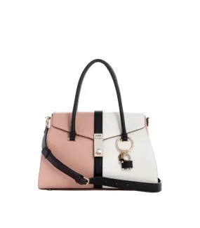 Asher Flap Satchel - Rose Multi