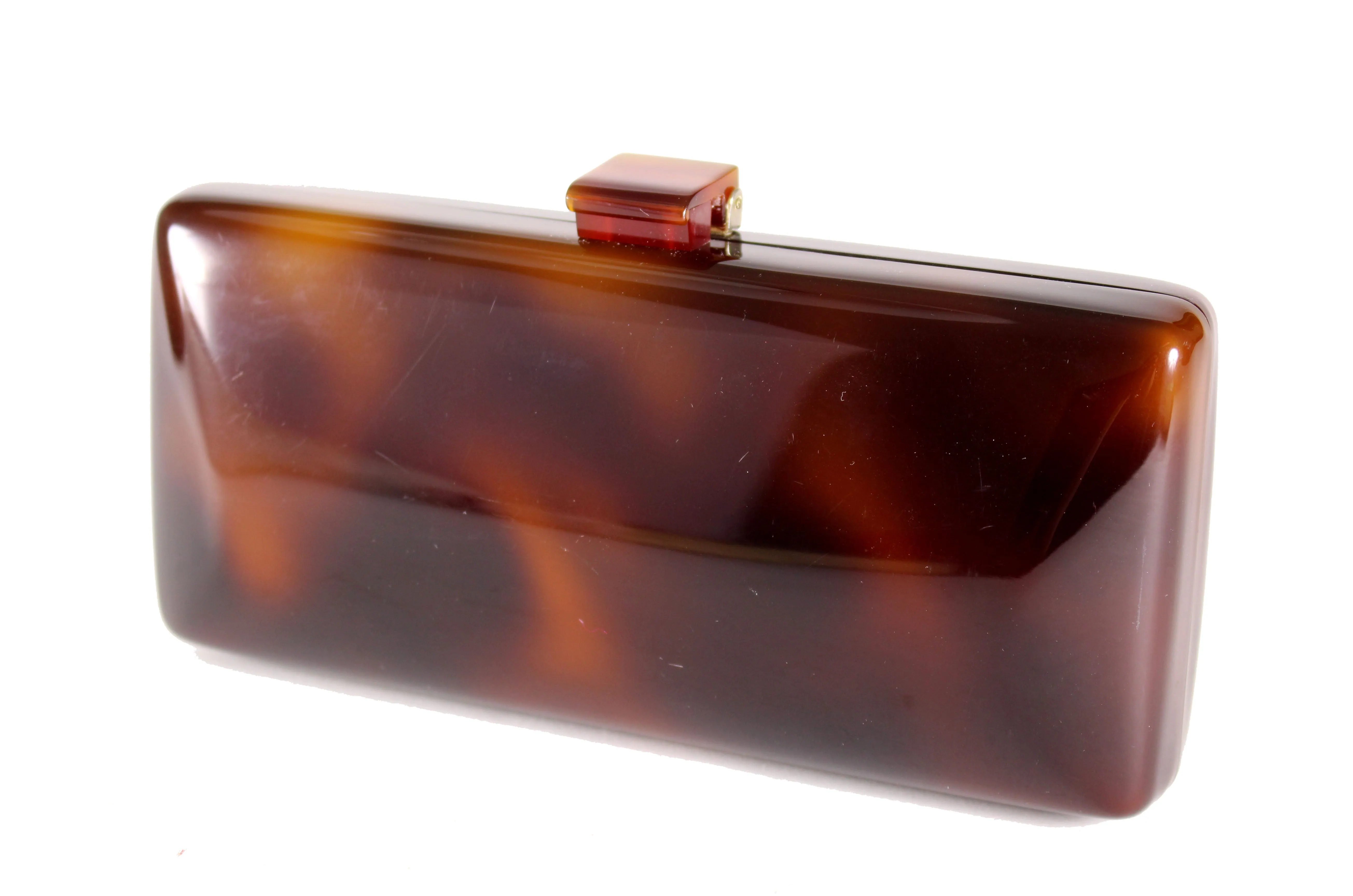 Bakelite tortoishell clutch