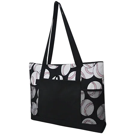 Baseball NGIL Mesh Side Pocket Tote Bag