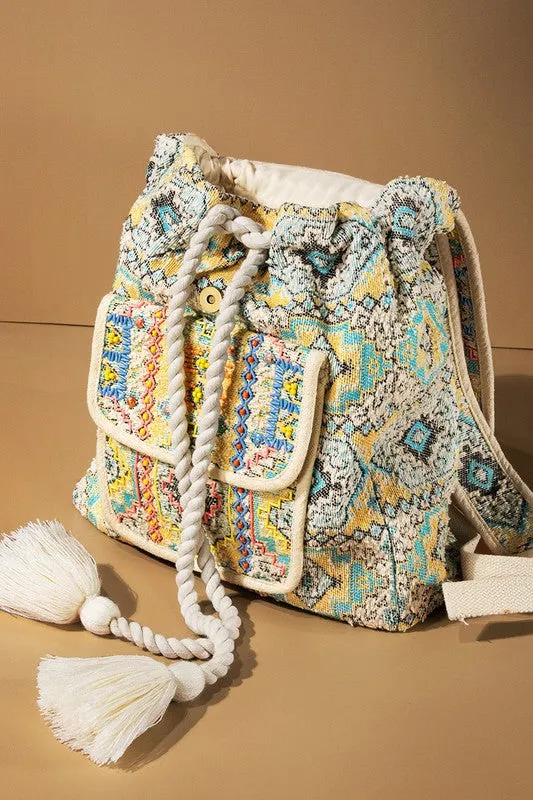 Beaded Backpack