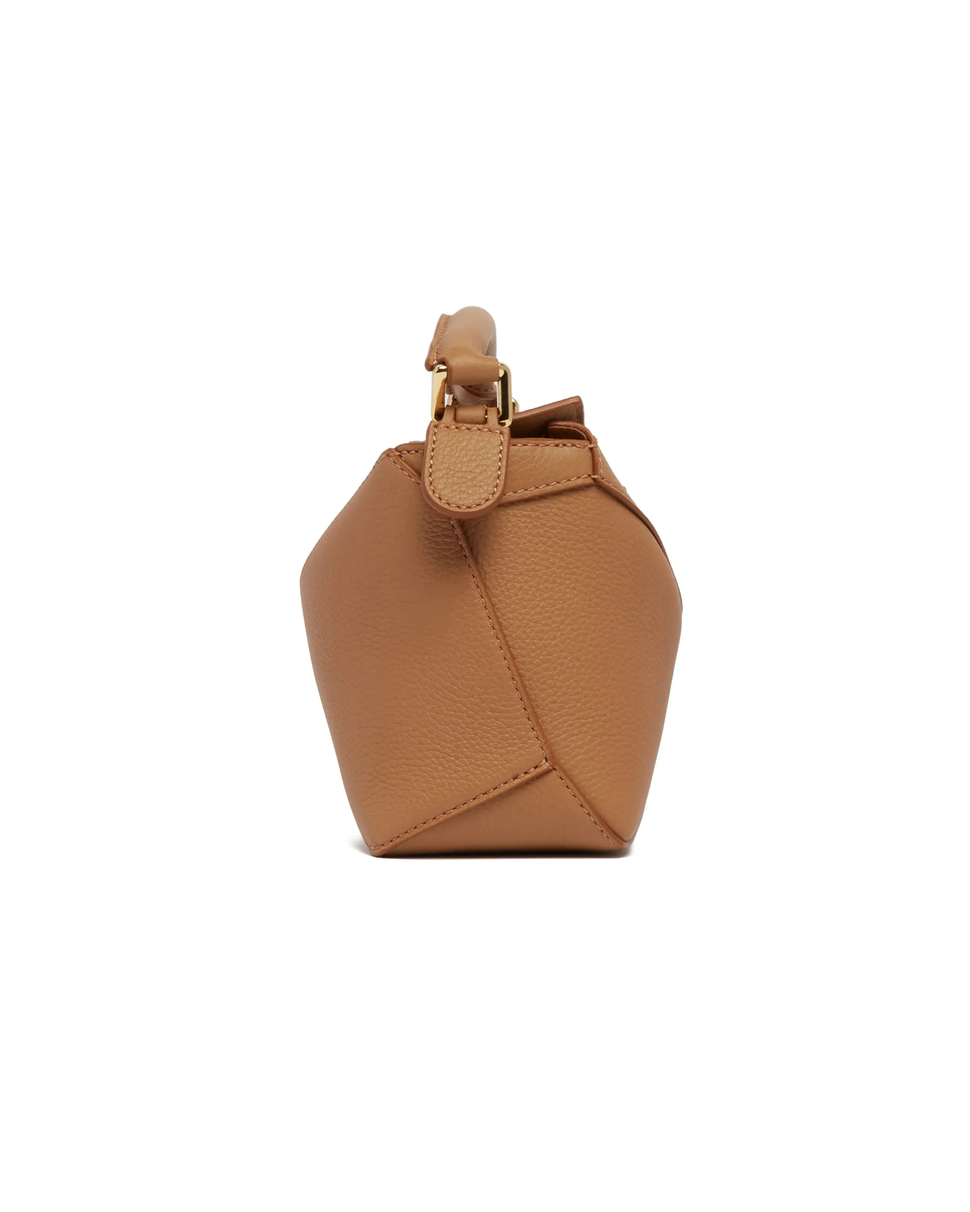 Beige Mini Puzzle Bag