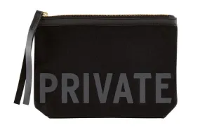 Black Canvas Pouch