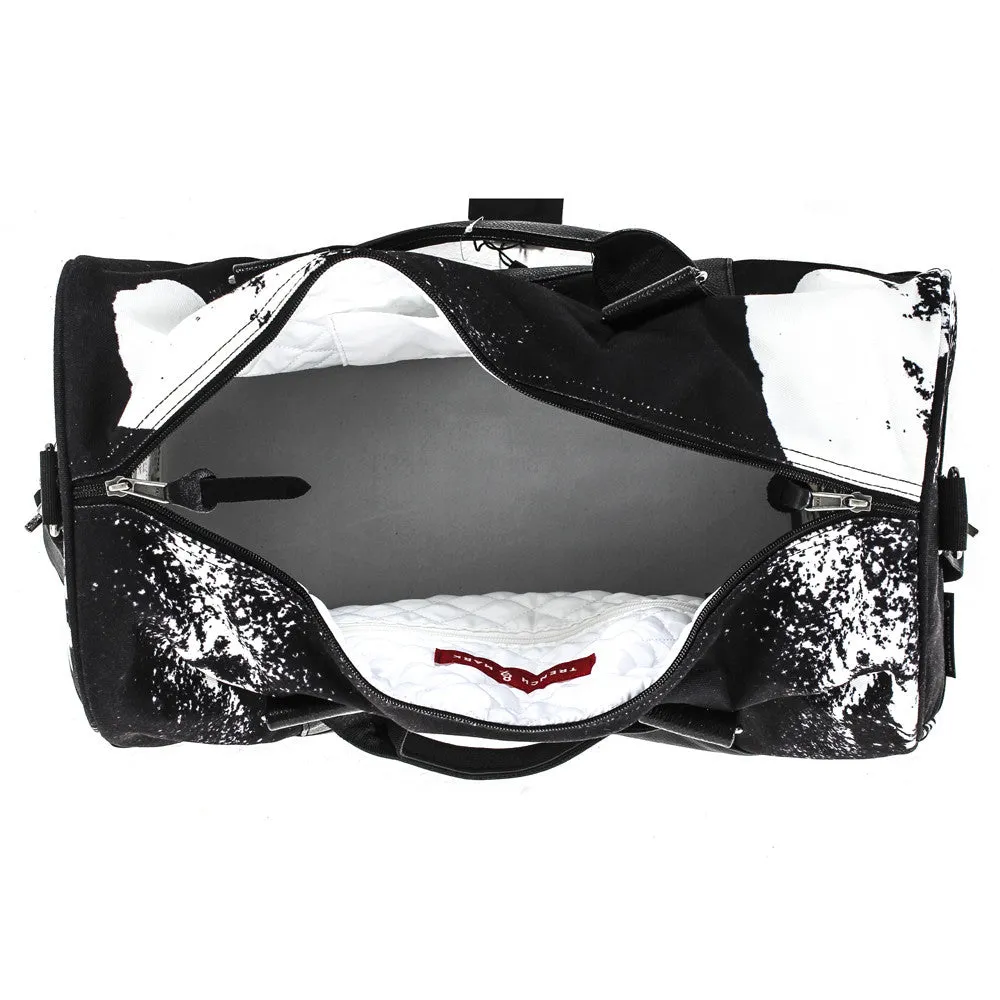 Blow Print Canvas Duffel Bag