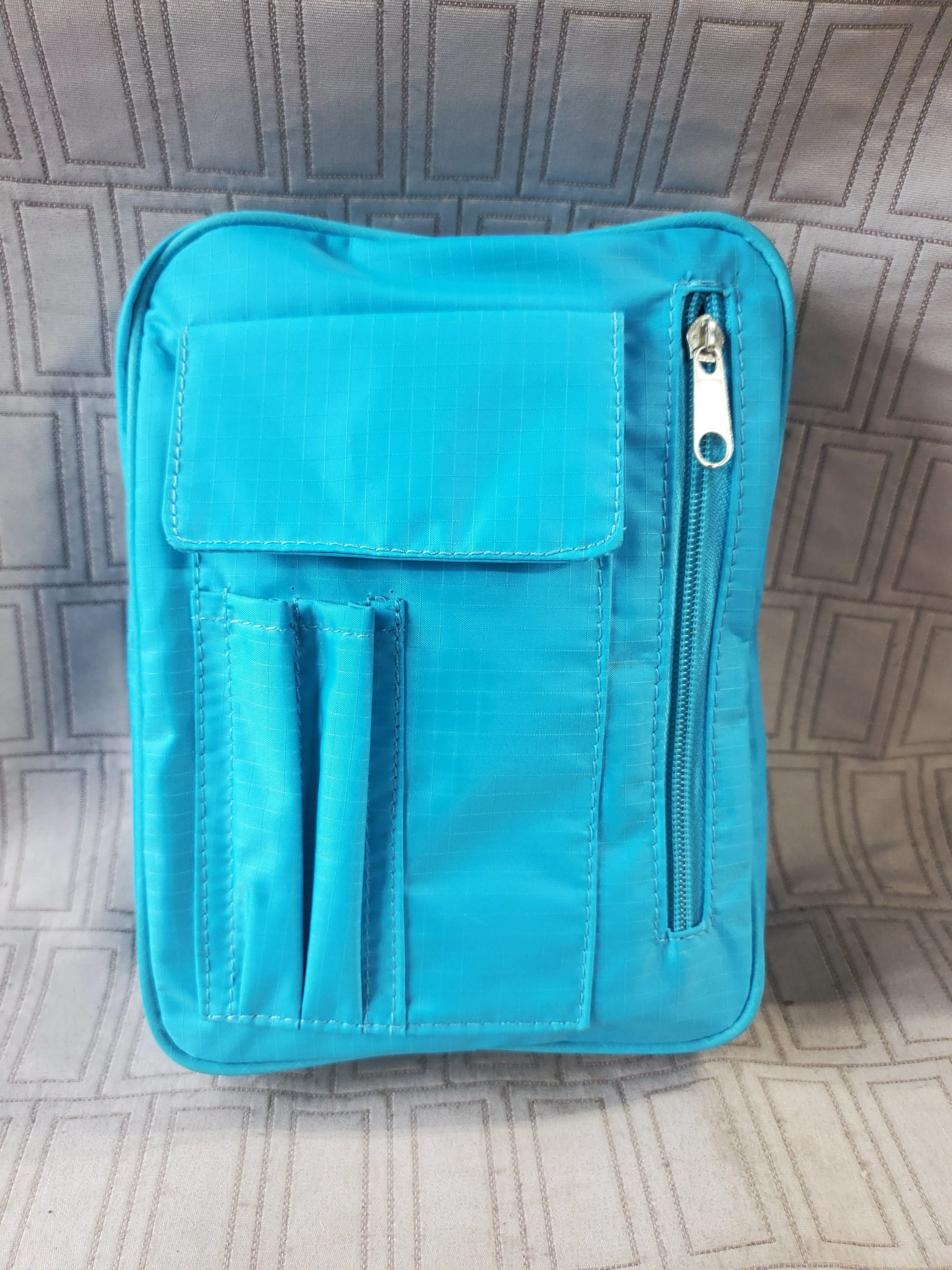 Blue Collapsible Weekender Duffle Bag