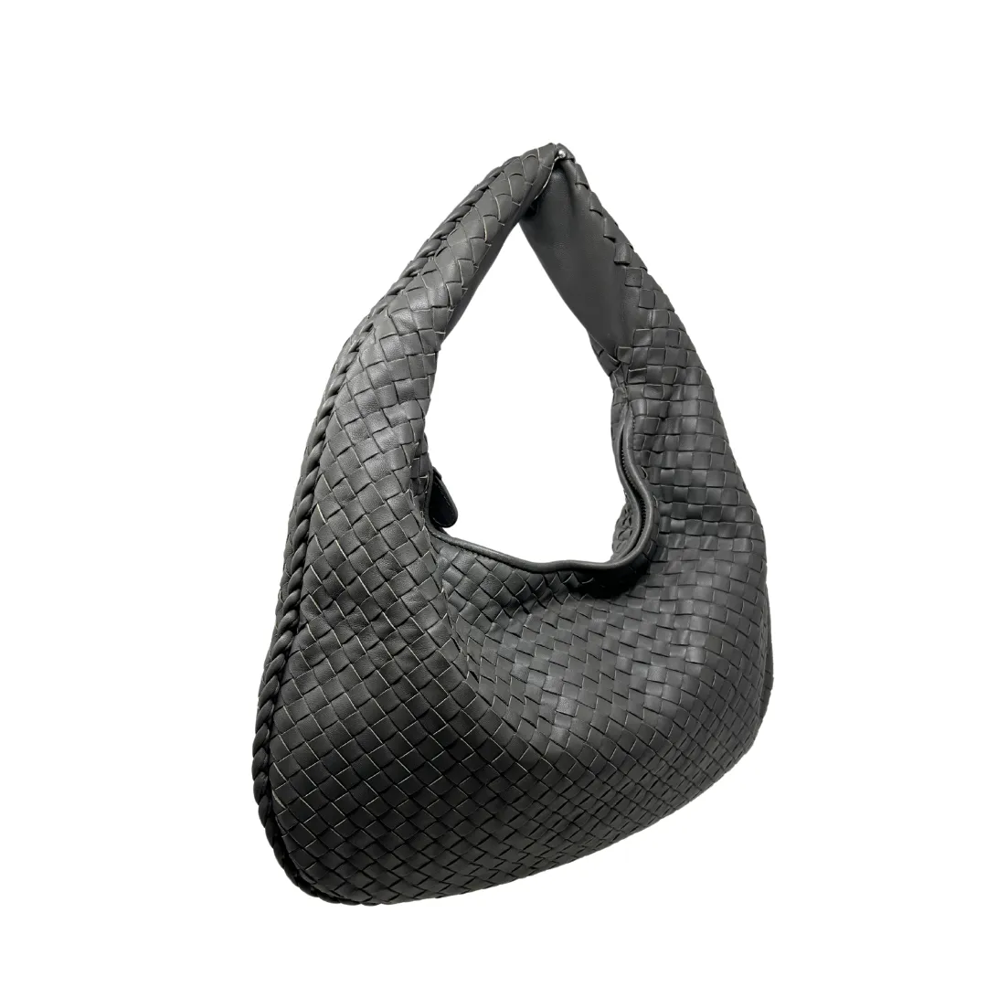 Bottega Veneta Grey Intrecciato Hobo