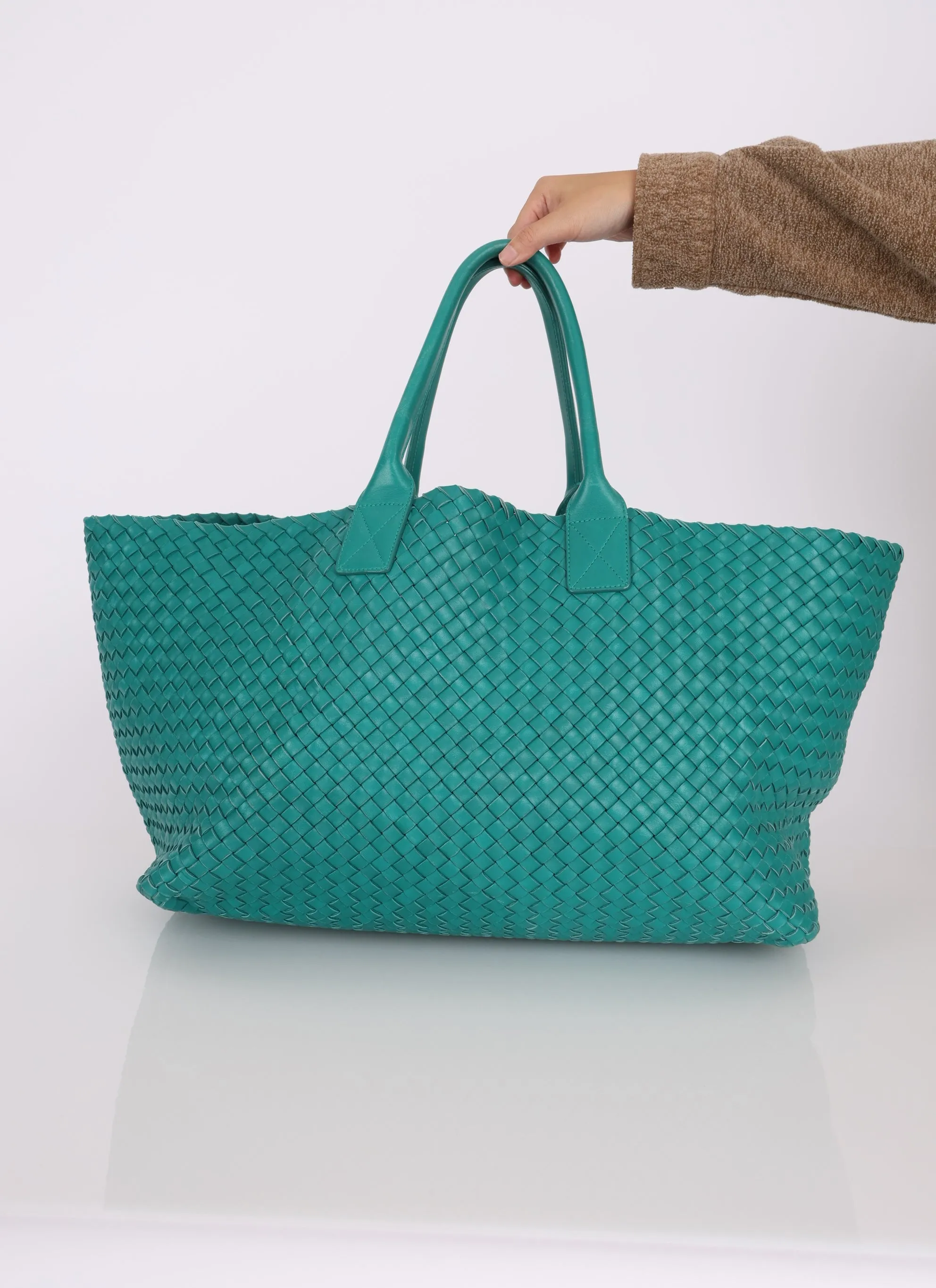 Bottega Veneta Intrecciato Cabat Large Tote