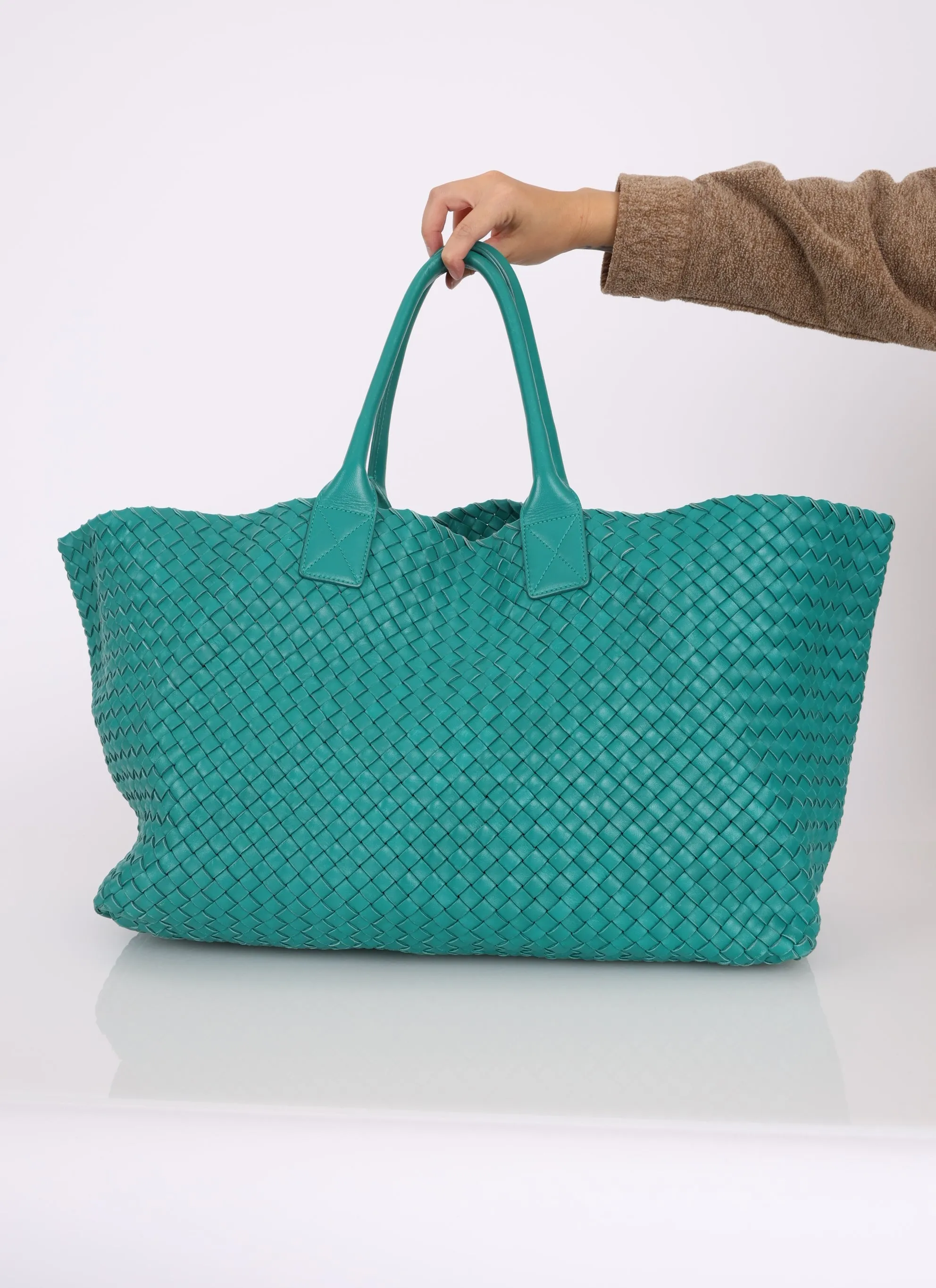 Bottega Veneta Intrecciato Cabat Large Tote