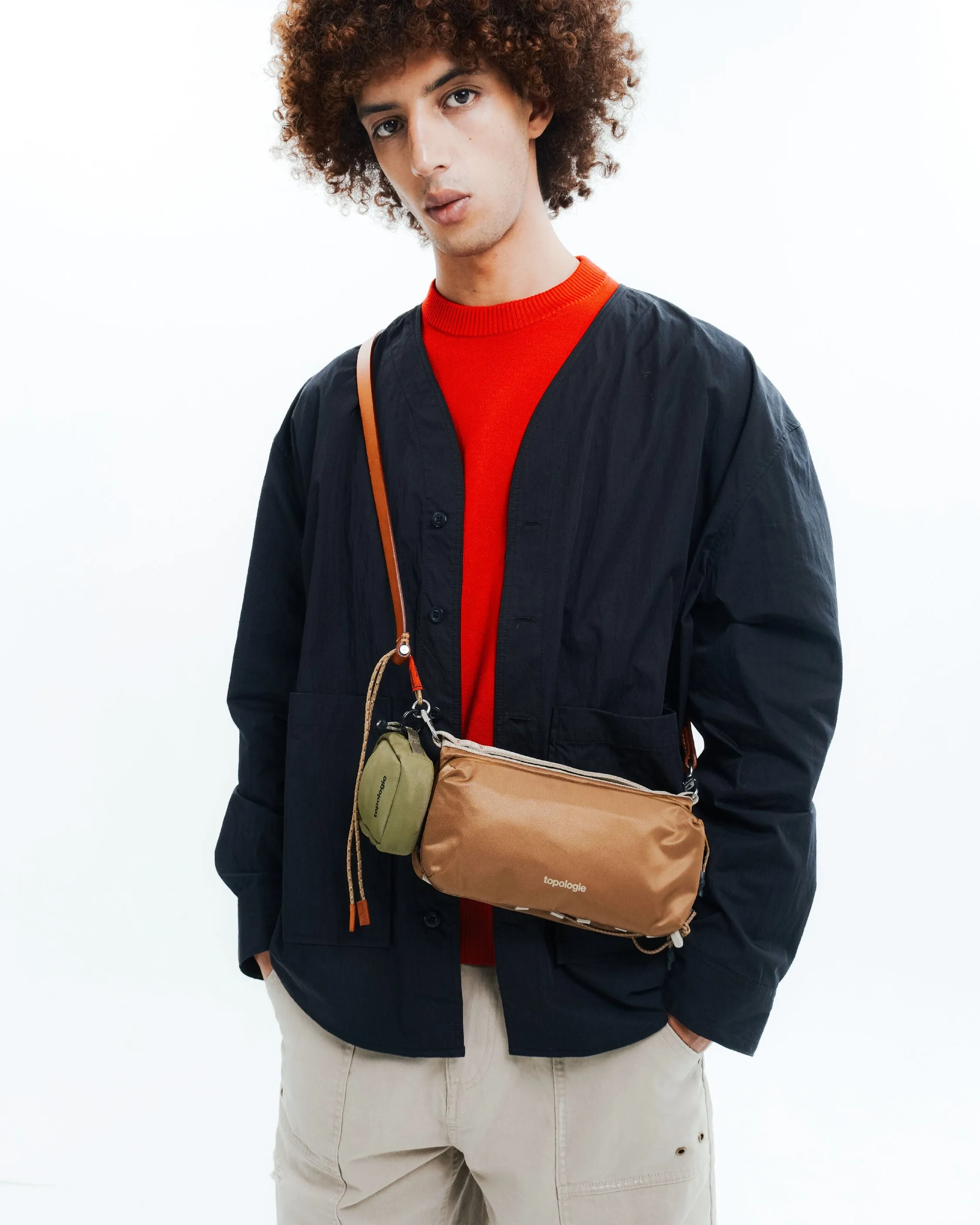 Bottle Sacoche / Moss (Puffer) / Utility Sling / Black