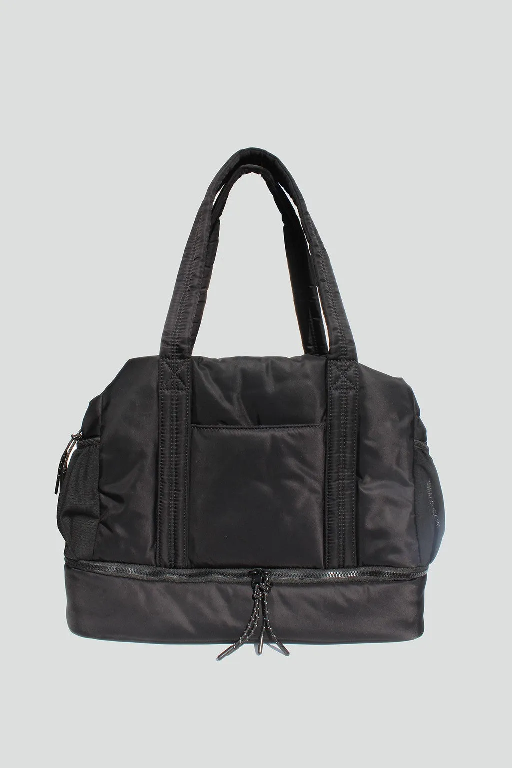 Brooke Puffy Duffle Bag-Black