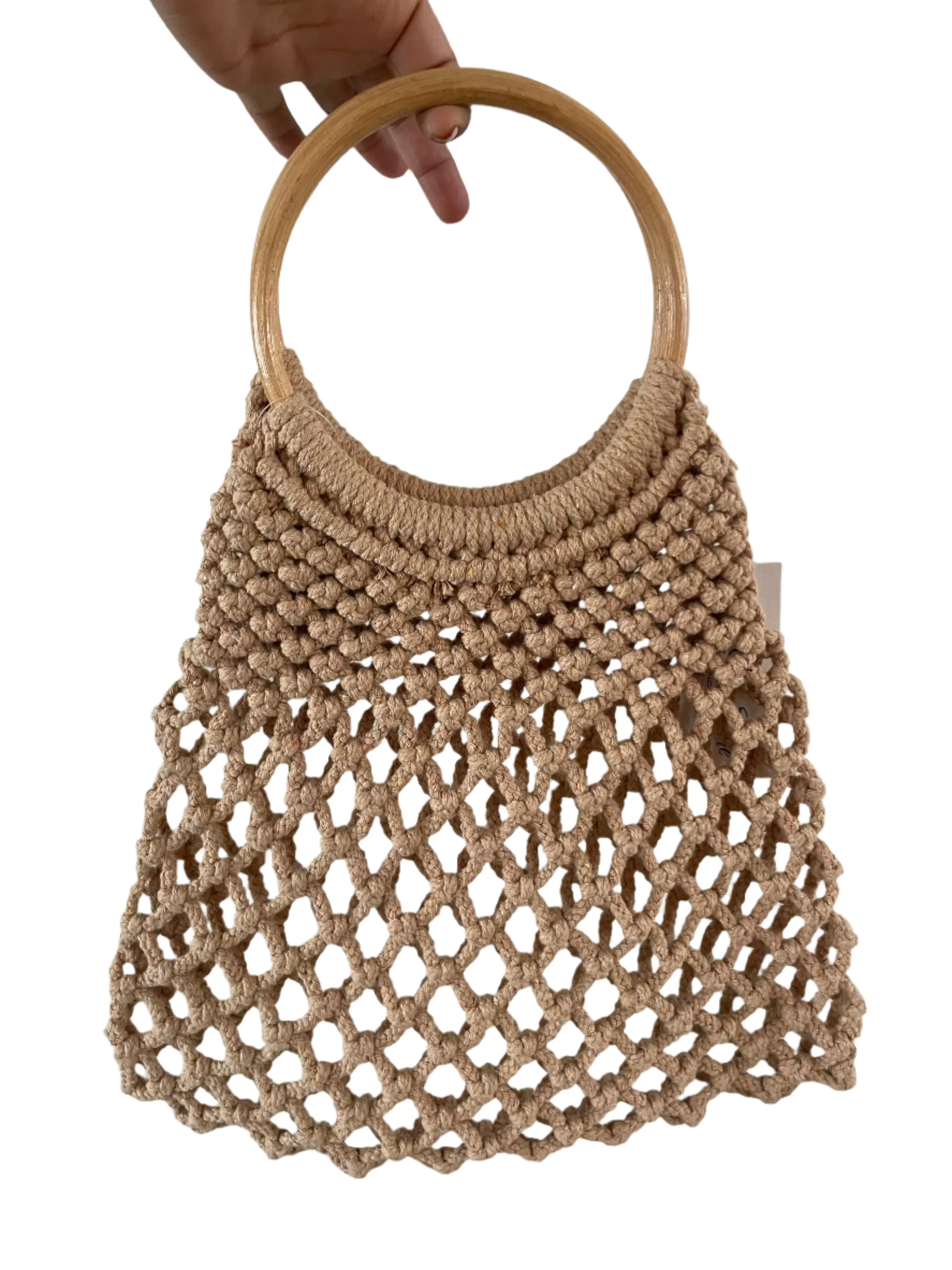 Bucci The Label - Crochet Beach Bag - Beige