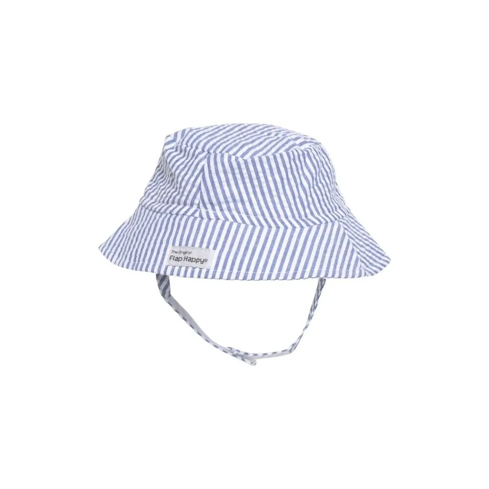 bucket hat chambray seersucker