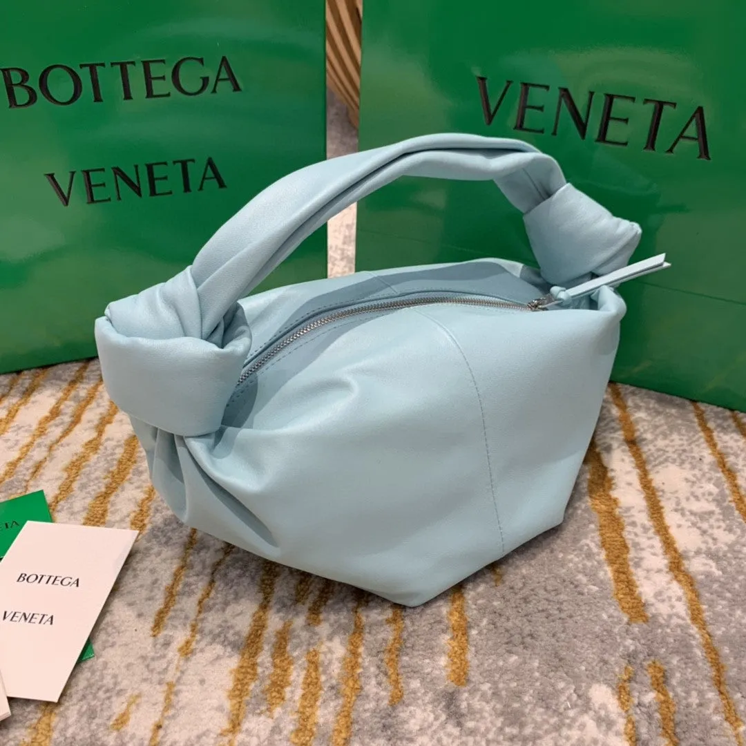 BV Double Knot Bag For Women 11.8in/30cm In Light Blue