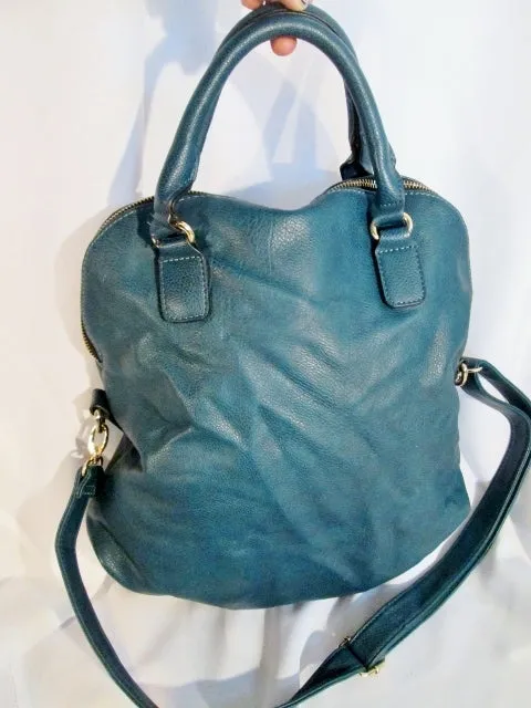 CALL IT SPRING Convertible Vegan Crossbody Shoulder Bag Purse BLUE SEAFOAM Tote