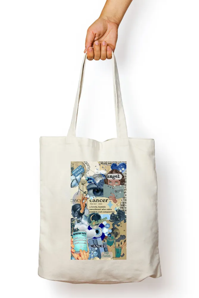 Cancer Zodiac Tote Bag