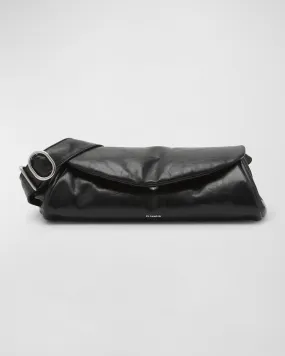 Cannolo Padded Leather Shoulder Bag