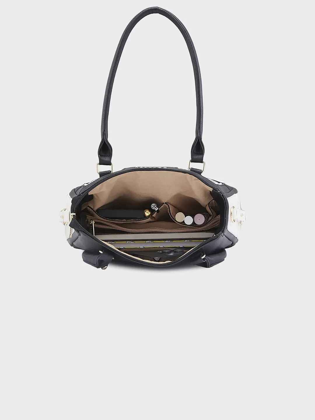 Caprese Ellis Satchel Medium Black