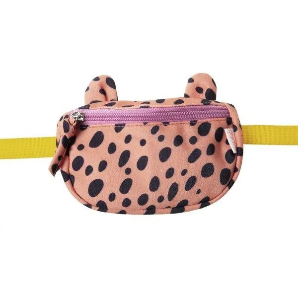 Cheetah Bum Bag Coral