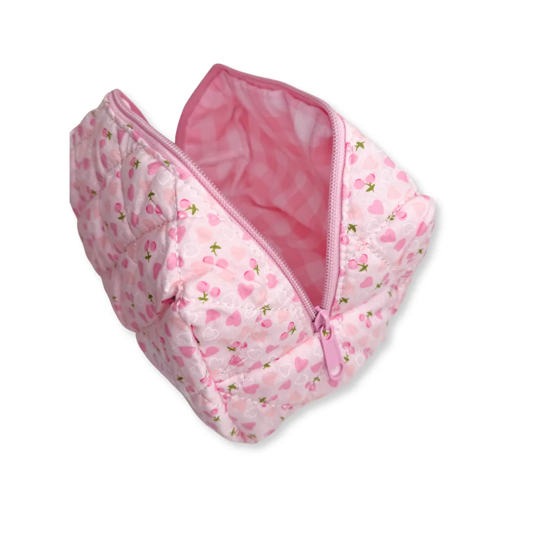 Cherish Hearts Cosmetic Bag