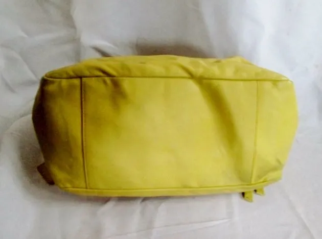 COACH 13442 PARKER SMOOTH YELLOW Hobo Handbag Satchel Leather Shoulder Bag