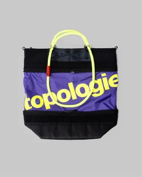 Convert Tool Bag / Black / Electric Purple (Tech Sateen) / 10mm Rope Loop / Neon Yellow Solid