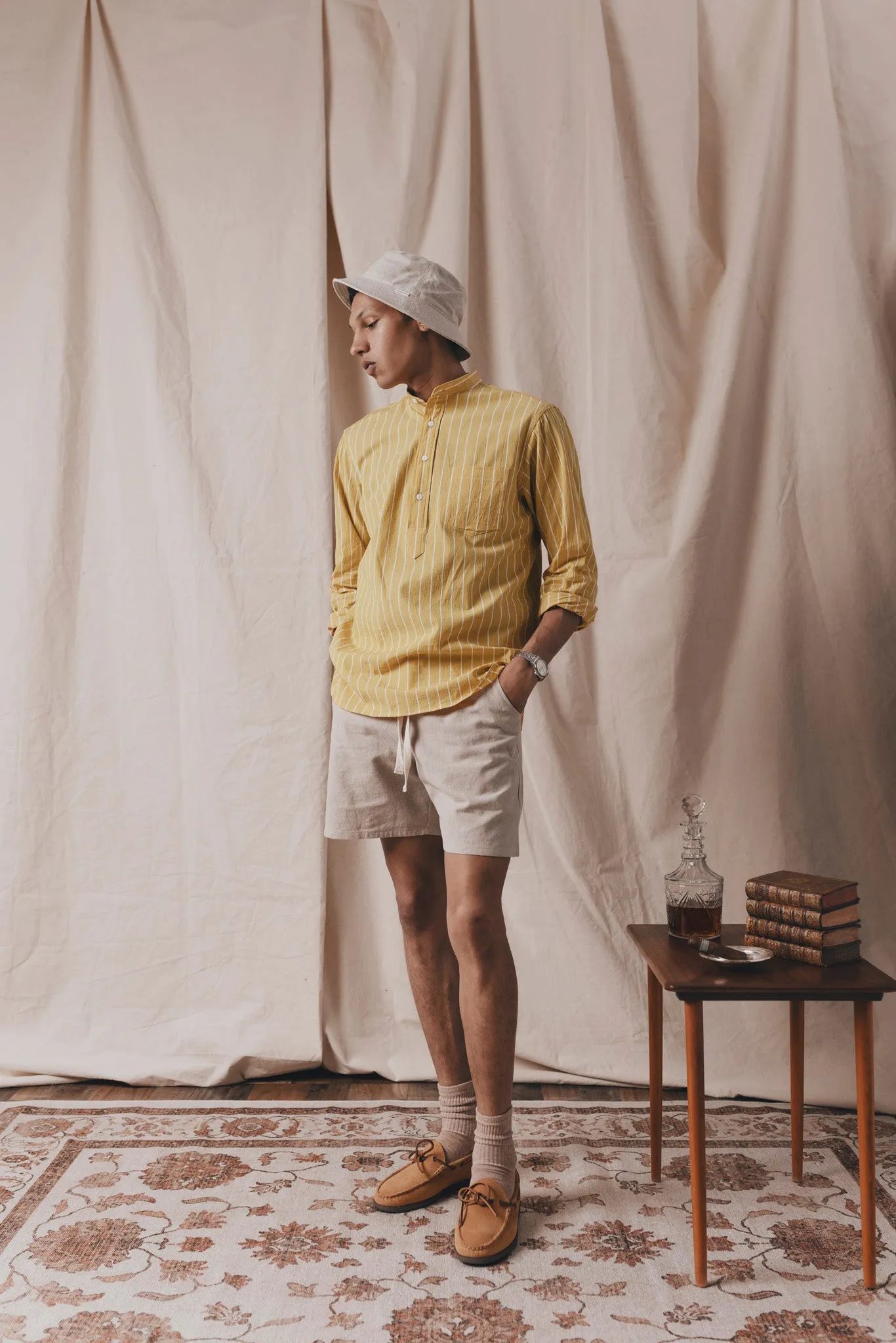 Cotton Linen Bucket Hat