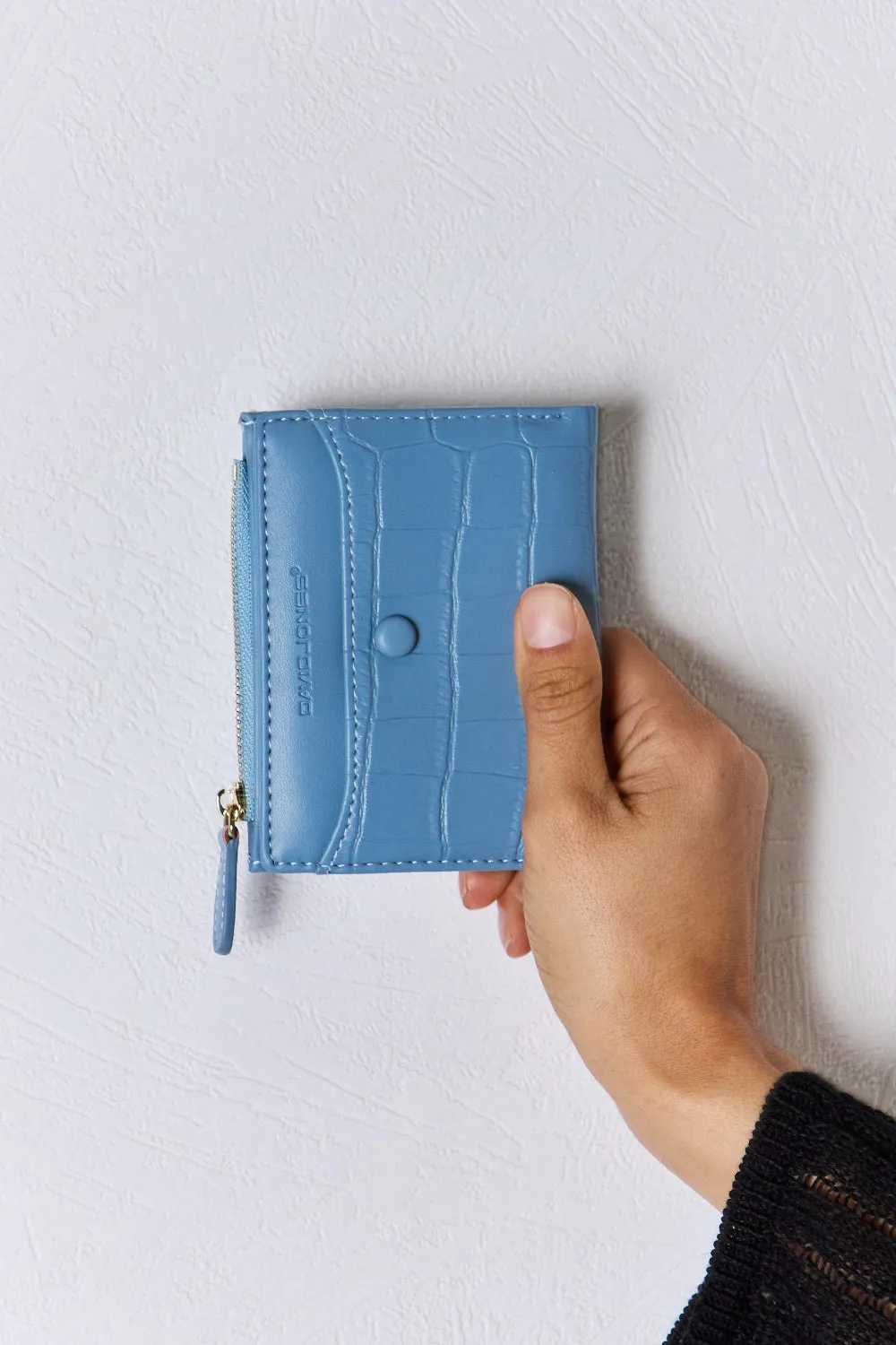 DAVID JONES TEXTURE PU LEATHER MINI WALLET