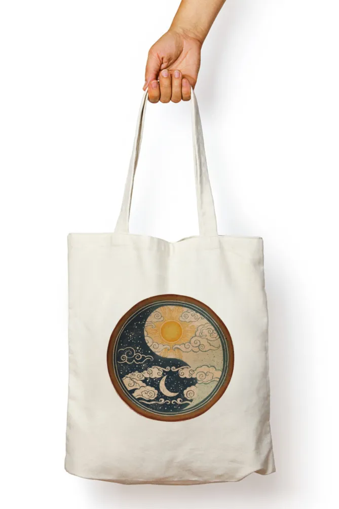 Day & Night Harmony Tote Bag