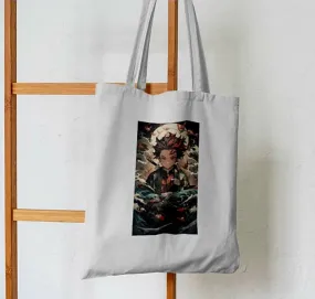 Demon Slayer Tanjiro Water Breathing Tote Bag