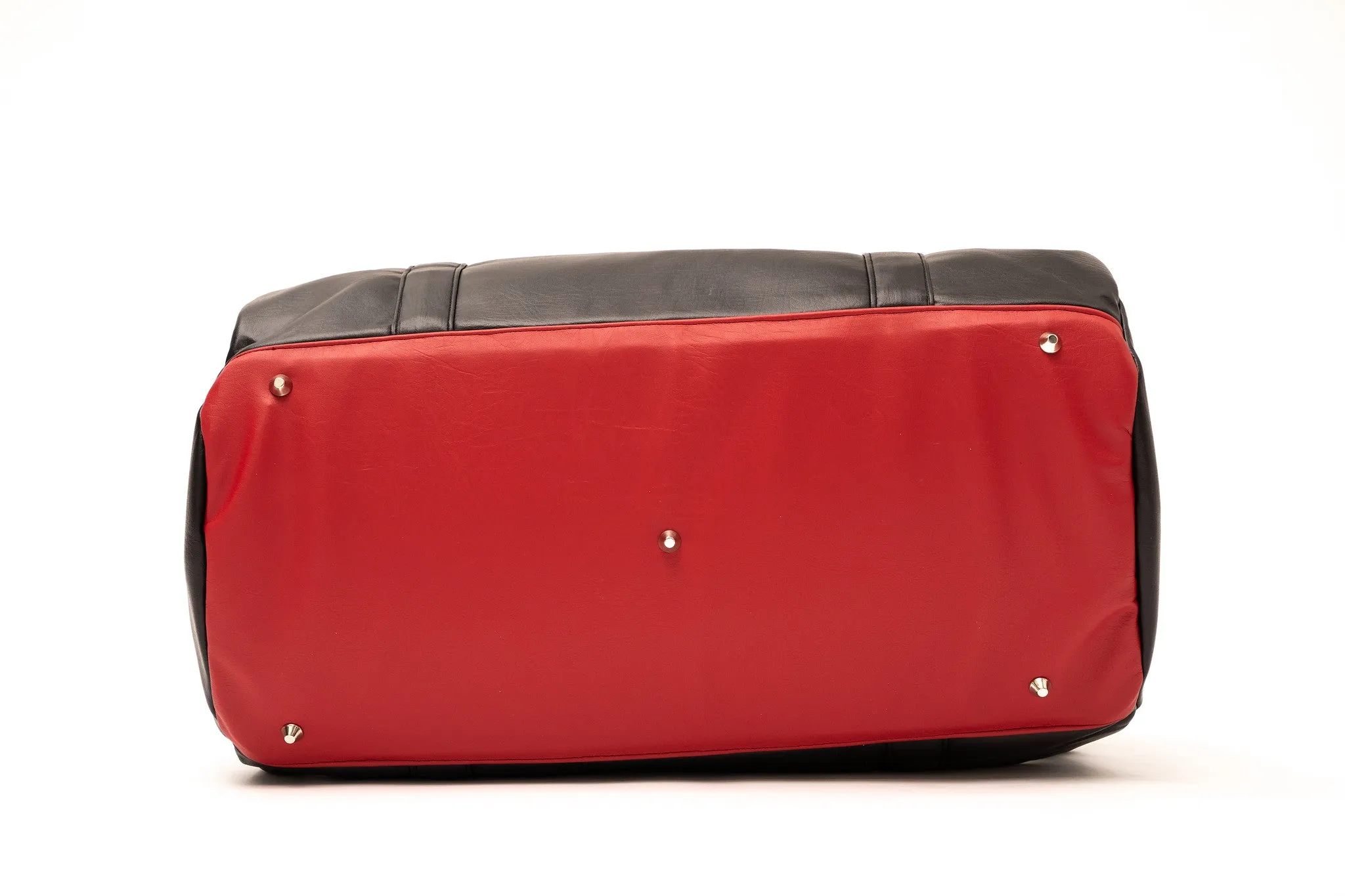 Dope Duffle Red Bottom DuffelBag - Chocolate/Red