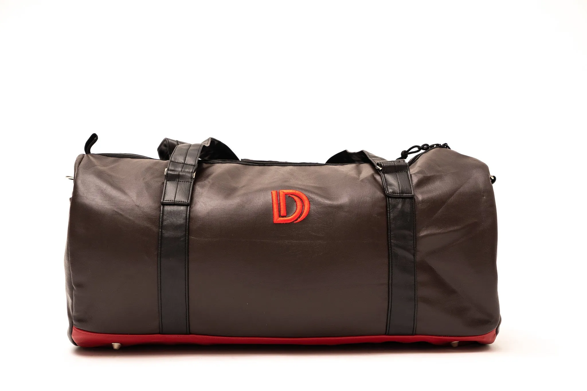 Dope Duffle Red Bottom DuffelBag - Chocolate/Red