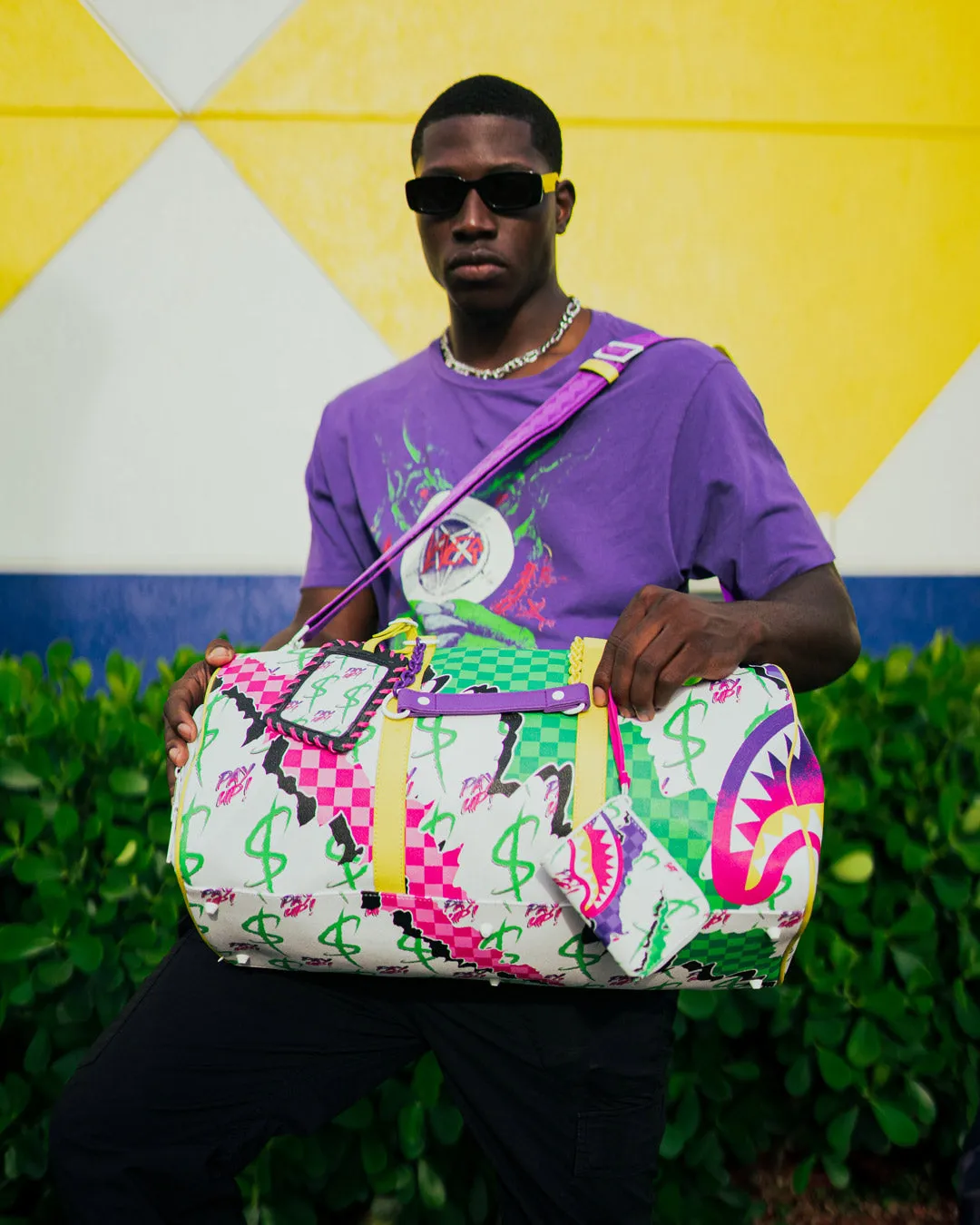 DREAMY TECHNICOLOR DUFFLE