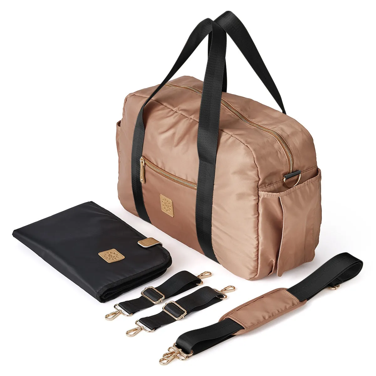 Drop 2 - Pretty Brave Stella Baby Bag - Caramel Black