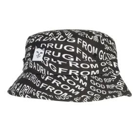 Drug From God Lord Nermal Bucket Hat (Black)