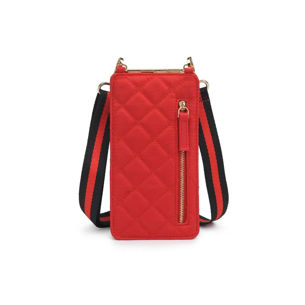 DUALITY QUILTED CELLPHONE CROSSBODY BAG